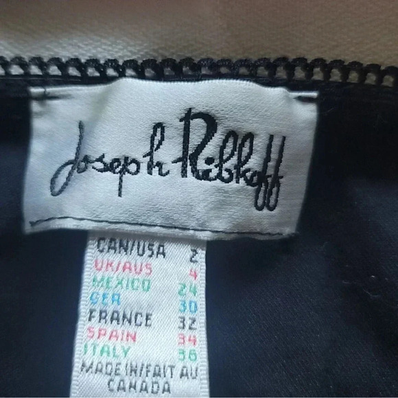 Joseph Ribkoff Black Pull On Stretch Ankle Pants Women’s Size 2 - Picture 13 of 15